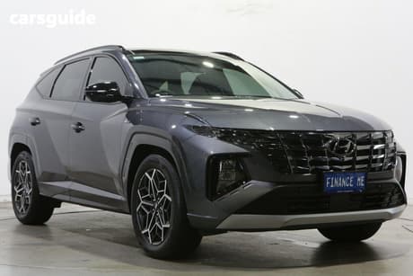 Grey 2023 Hyundai Tucson Wagon Highlander N Line (Awd)
