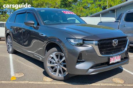 Grey 2025 Mazda CX-80 Wagon G40E Azami