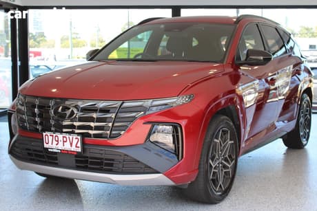 Red 2022 Hyundai Tucson Wagon N Line (Fwd)