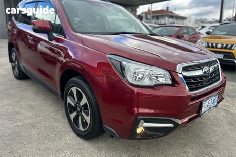 Red 2017 Subaru Forester Wagon 2.5I-L