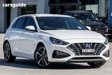 White 2023 Hyundai I30 Hatchback Active