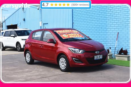 Red 2014 Hyundai I20 Hatchback Active