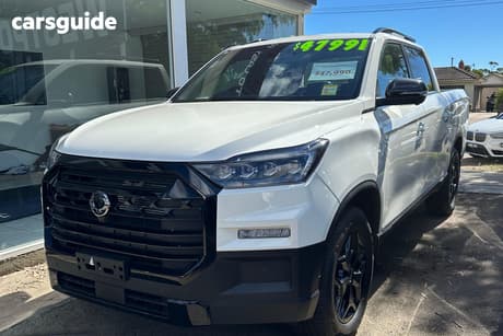 White 2025 Kgm Musso Xlv Crew Cab Pickup Ultimate