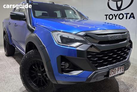 Blue 2024 Isuzu D-MAX Crew Cab Utility X-Terrain (4X4)