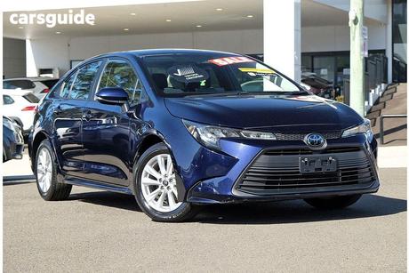 Blue 2024 Toyota Corolla Sedan Ascent Sport