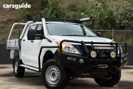 White 2012 Mazda BT-50 Dual Cab Utility Xt (4X4)