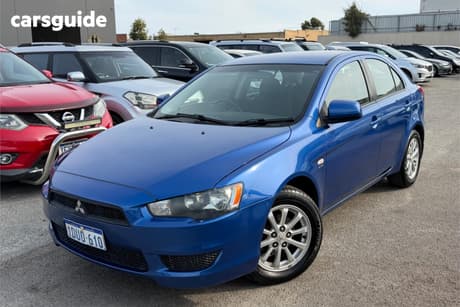 Blue 2012 Mitsubishi Lancer Sedan Es