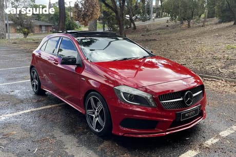 Red 2013 Mercedes-Benz A250 Hatchback Sport