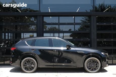 Black 2025 Mazda CX-60 Wagon G40E Gt Hybrid