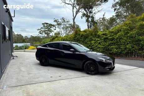 Black 2018 Mazda 3 Sedan Sp25 Astina