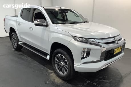 White 2020 Mitsubishi Triton Double Cab Pick Up Gls (4X4)