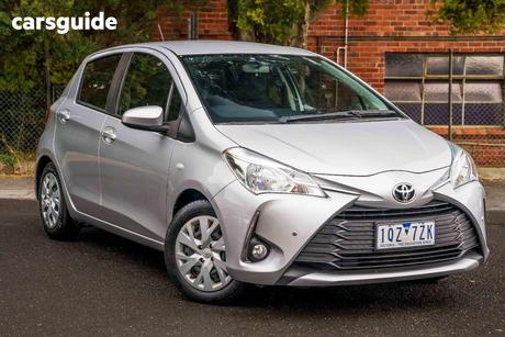 Silver 2019 Toyota Yaris Hatchback Sx
