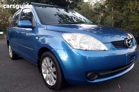 Blue 2006 Mazda 2 Hatchback Maxx