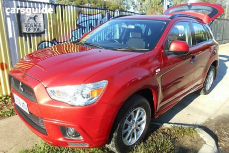 Red 2012 Mitsubishi ASX Wagon (2Wd)