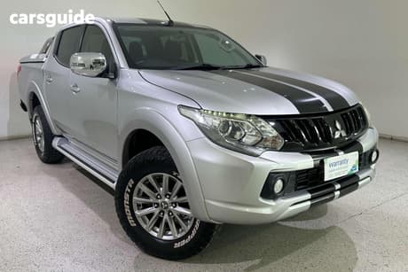 Silver 2017 Mitsubishi Triton Dual Cab Utility Gls (4X4)