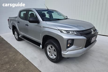 Silver 2020 Mitsubishi Triton Double Cab Pick Up Glx+ (4X4)