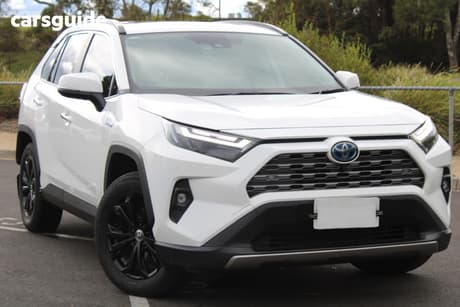 White 2024 Toyota RAV4 Wagon Cruiser (2Wd) Hybrid