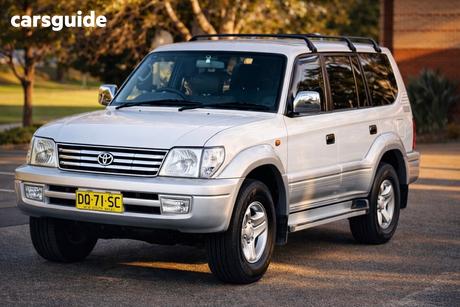 White 2001 Toyota Landcruiser Prado Wagon Tx (4X4)