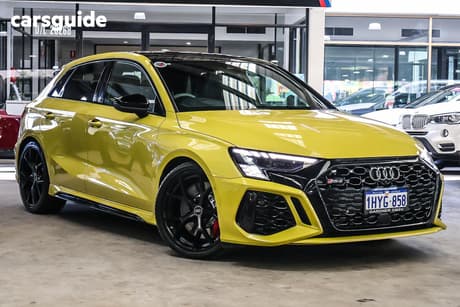 Yellow 2023 Audi RS3 Sportback 2.5 Tfsi S Tronic