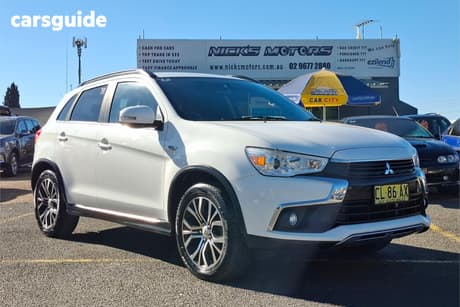 White 2017 Mitsubishi ASX Wagon Ls (2Wd)