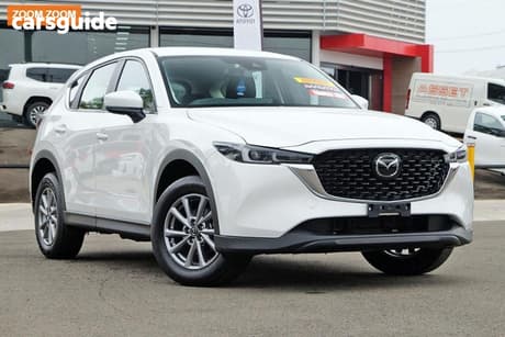 White 2024 Mazda CX-5 Wagon G25 Maxx Sport (Fwd)