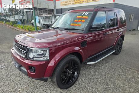 Red 2016 Land Rover Discovery Wagon Sdv6 Hse