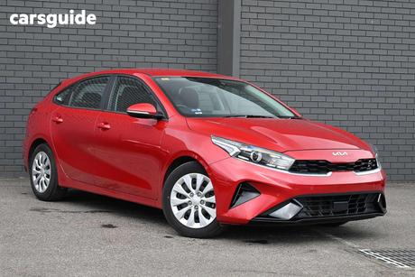 Red 2024 Kia Cerato Hatchback S