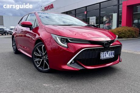 Red 2021 Toyota Corolla Hatchback Zr