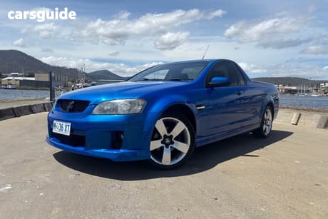 Blue 2008 Holden Commodore Utility Sv6