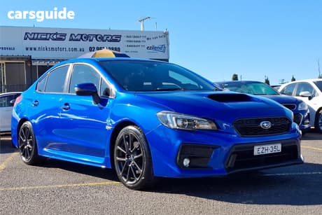 Blue 2018 Subaru WRX Sedan Premium (Awd)
