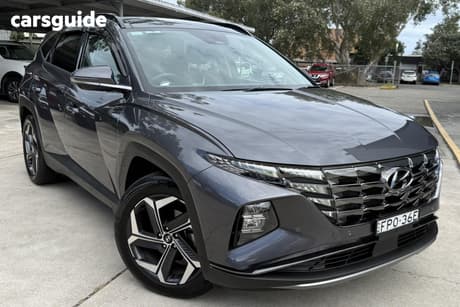 Grey 2023 Hyundai Tucson Wagon Highlander (Awd)