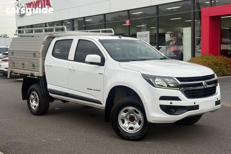 White 2019 Holden Colorado Crew Cab Chassis Ls (4X4)