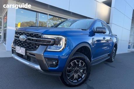 Blue 2025 Ford Ranger Double Cab Pick Up Wildtrak 3.0 (4X4)