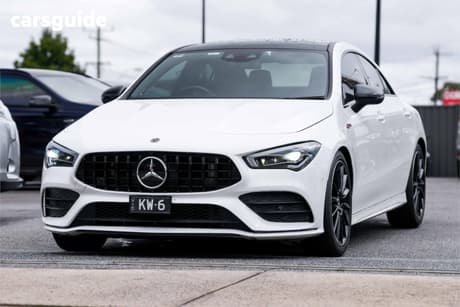 White 2020 Mercedes-Benz CLA250 Coupe 4Matic