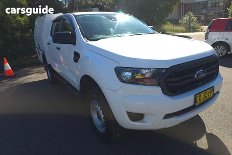 White 2020 Ford Ranger Ute Tray XL