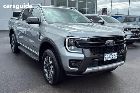 Silver 2025 Ford Ranger Double Cab Pick Up Phev Wildtrak (4X4)