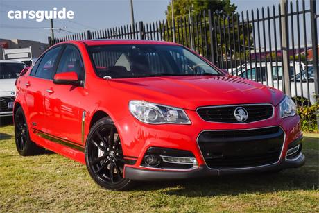 Red 2013 Holden Commodore Sedan Ss-V Redline
