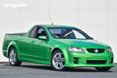 Green 2010 Holden Commodore Utility Sv6