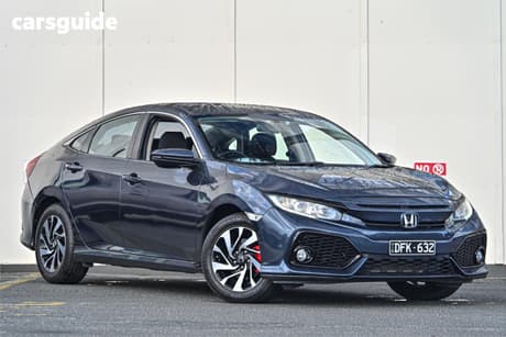 Blue 2017 Honda Civic Sedan Vti-S