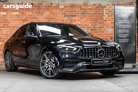Black 2023 Mercedes-Benz C43 Sedan 4Matic Mhev