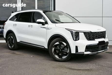 White 2025 Kia Sorento Wagon Gt-Line Hev Fwd