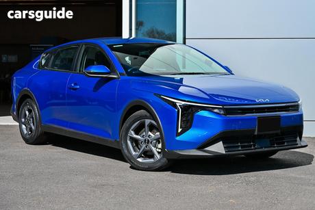 Blue 2025 Kia K4 Sedan S