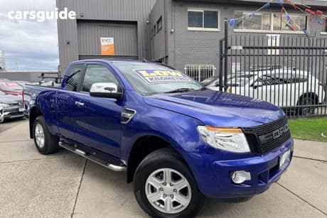 Blue 2014 Ford Ranger Super Cab Utility Xlt 3.2 Hi-Rider (4X2)