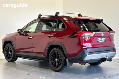 Red 2022 Toyota RAV4 Wagon Cruiser (Awd) Hybrid