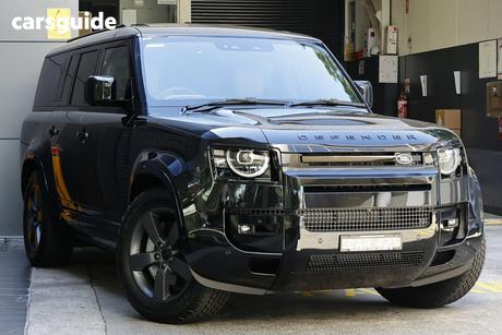 Black 2025 Land Rover Defender Wagon 130 D350 X-Dynamic Se