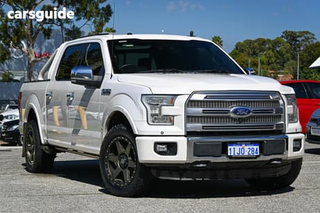 White 2017 Ford F-150 Ute Tray PLATINUM