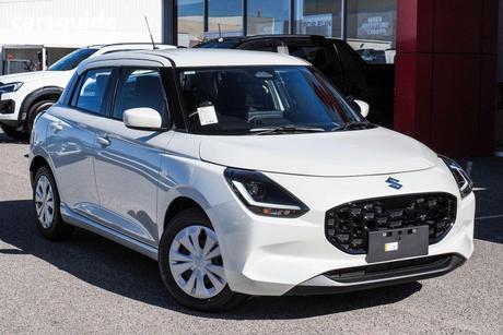 White 2026 Suzuki Swift Hatchback Hybrid Plus