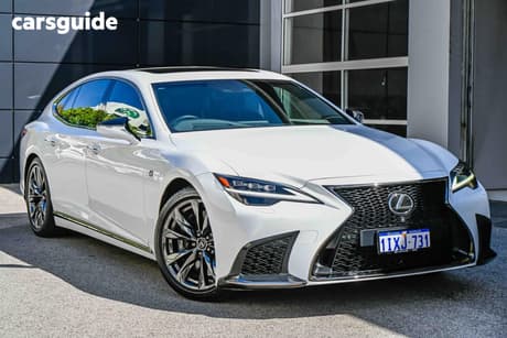 White 2021 Lexus LS500 Sedan F Sport
