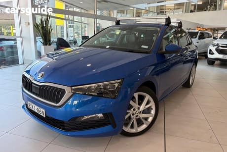 Blue 2022 Skoda Scala Hatchback Signature 110Tsi