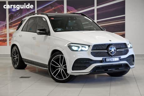 White 2021 Mercedes-Benz GLE450 Wagon 4Matic (Hybrid)
